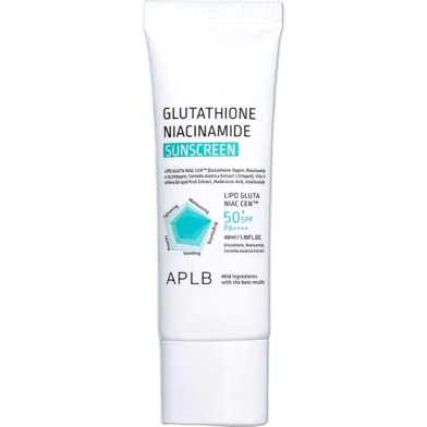 APLB - Glutathione Niacinamide Sunscreen 40ml APLB - Glutathione Niacinamide Sunscreen 40ml