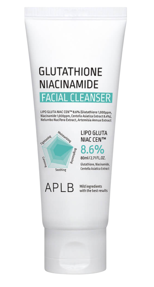 life extension glutathione APLB Glutathione Niacinamide Facial Cleanser (2.71 oz)