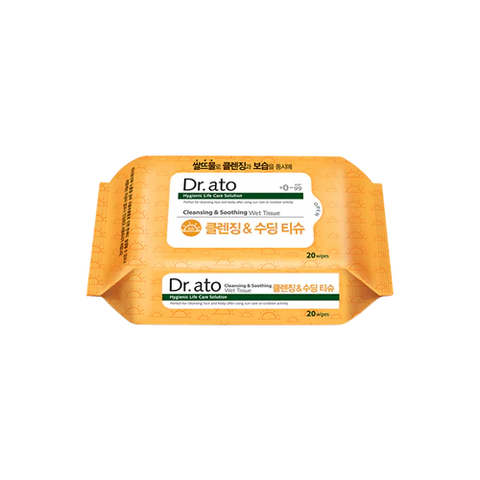 Dr.ato - CLEANSING & SOOTHING WET TISSUE (20EA)