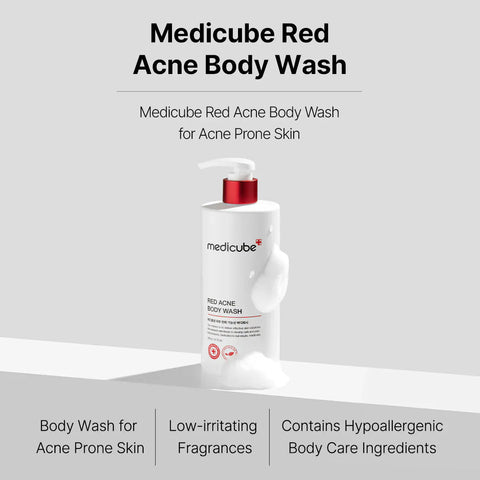 MEDICUBE - RED ACNE BODY WASH 2.0 400g
