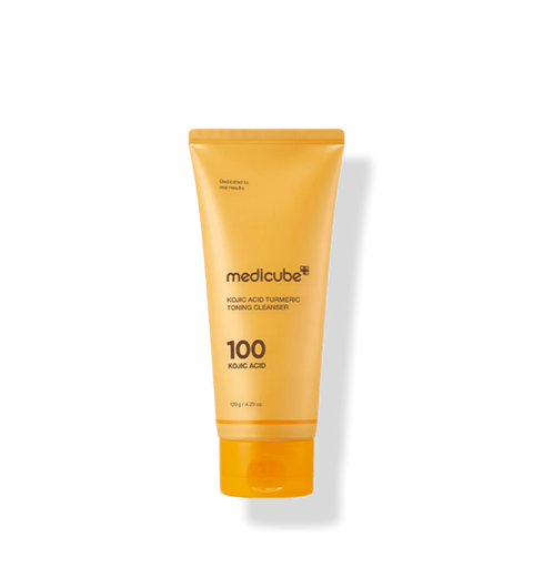MEDICUBE - KOJIC ACID TURMERIC TONING CLEANSER 120g