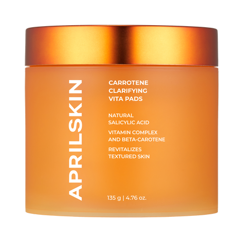 APRIL SKIN -  CARROTENE CLARIFYING VITA PADS (60pcs)