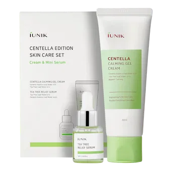 iUNIK - Centella Edition Skincare Set (Cream Mini serum)
