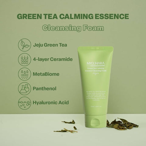 MIGUHARA - Green Tea Calming Essence Cleansing Foam Origin 120ml