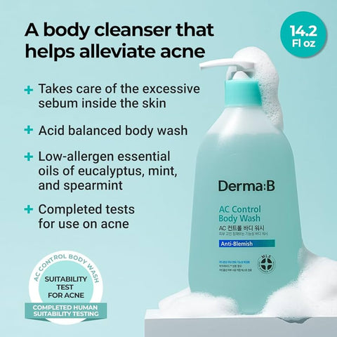 DERMA:B - AC Control Body Wash 420 ml