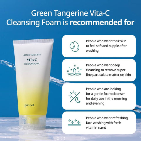 GOODAL - GREEN TANGERINE VITA C CLEANSING FOAM 150ml
