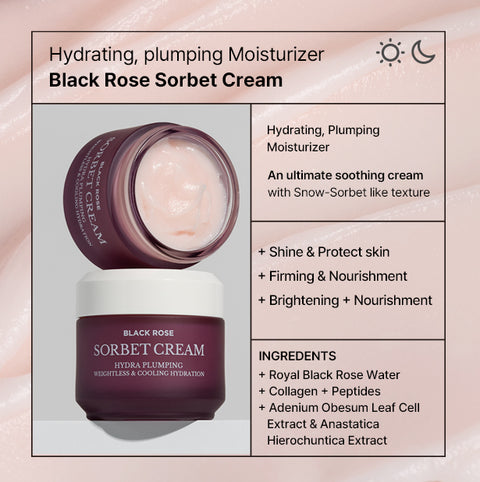 HEIMISH -Black Rose Hydra Plumping Sorbet Cream 50ml