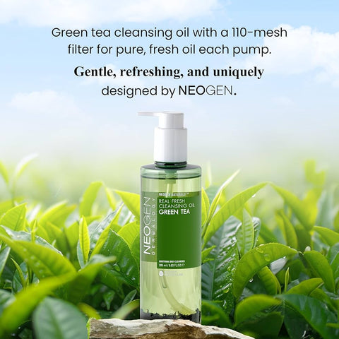 NEOGEN DERMALOGY - REAL FRESH CLEANSING OIL GREEN TEA 285ML