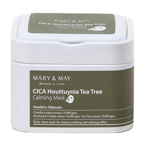 Mary&May - CICA Houttuynia Tea Tree Calming Mask  (30pcs)