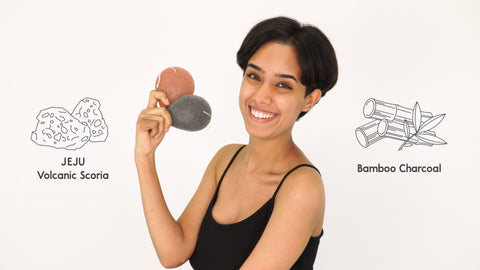 PURITO SEOUL - JEJU Volcanic Scoria Konjac Sponge