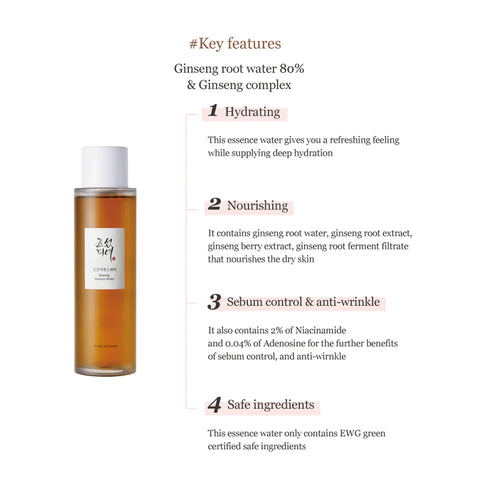 Beauty of Joseon - GINSENG ESSENCE WATER 150ml