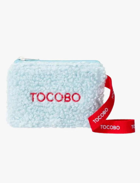 TOCOBO - Mini Light Blue Furr Pouch