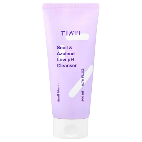 TIA'M -Snail & Azulene Low pH Cleanser tube 200ml