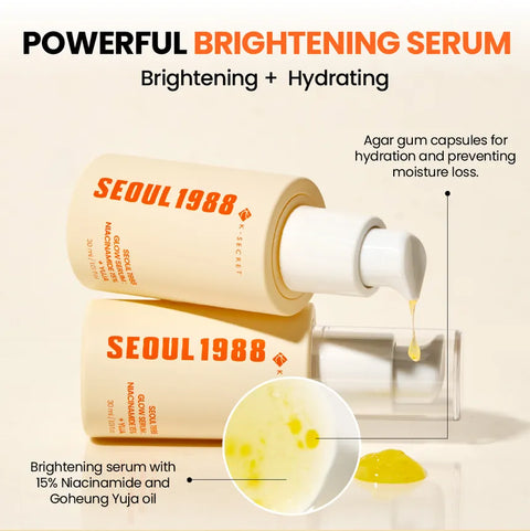 K-SECRET - GLOW SERUM : NIACINAMIDE 15% + YUJA 30 ml