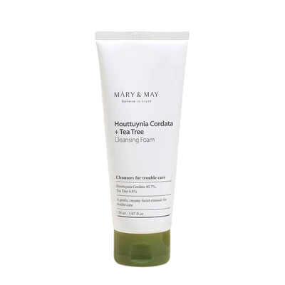 Mary&May - Houttuynia Cordata + Tea Tree Cleansing Foam 150ml