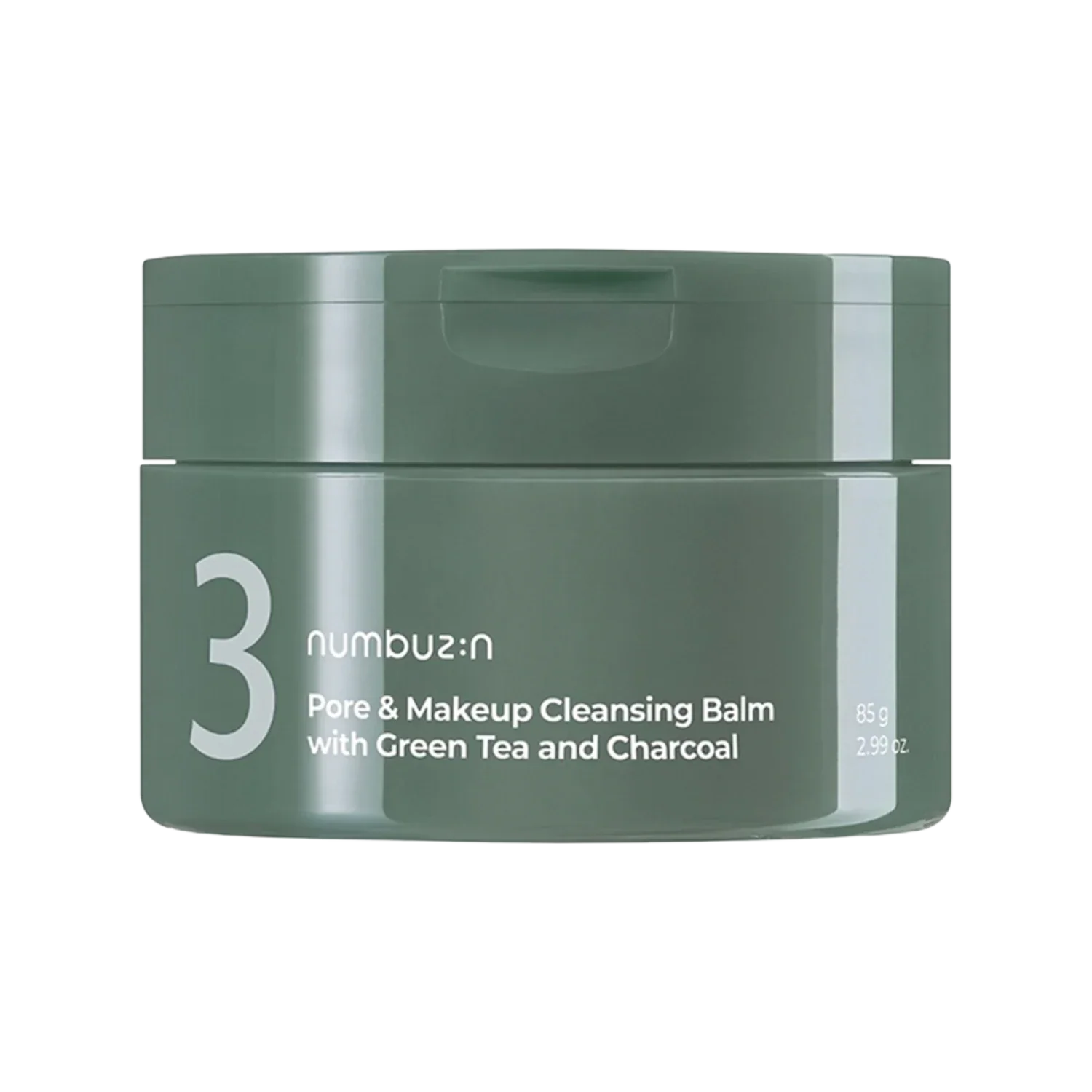 NUMBUZIN - NO.3 PORE & MAKEUP CLEANSING BALM WITH GREEN TEA AND CHARCOAL 85G