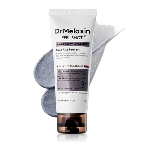 Dr.Melaxin - PEEL SHOT BLACK RICE WHIP CLEANSER 100ml