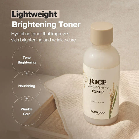 SKINFOOD - Rice Brightening Toner 160ml
