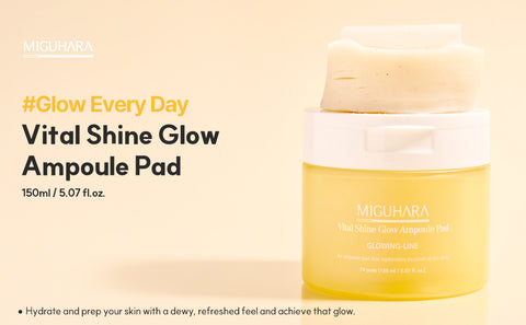 MIGUHARA - Vital Shine Glow Ampoule Pad 150ml