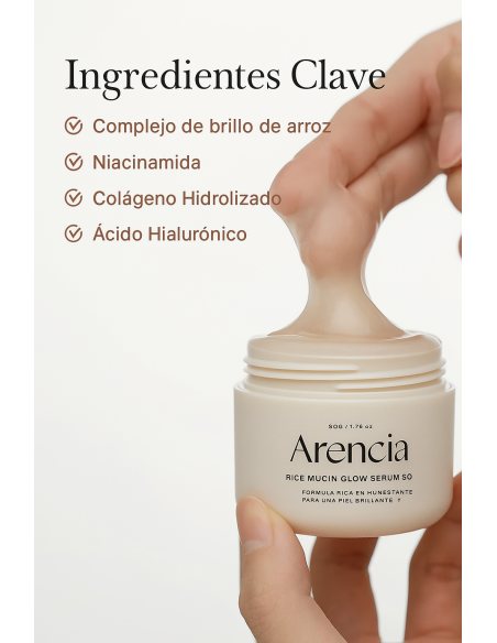 ARENCIA - Rice Mucin Glow Serum 30 50g