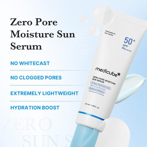 MEDICUBE - ZERO PORE MOISTURE SUN SERUM 50ml
