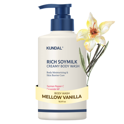 KUNDAL - RICH SOYMILK BODY WASH MELLOW VANILLA 500ML