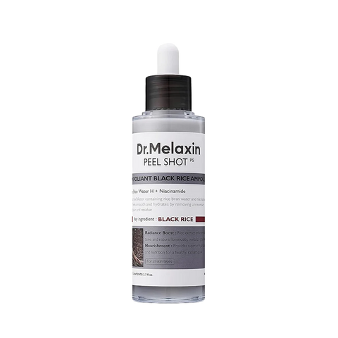 DR.MELAXIN - PEEL SHOT EXFOLIATING BLACK RICE AMPOULE 80ML