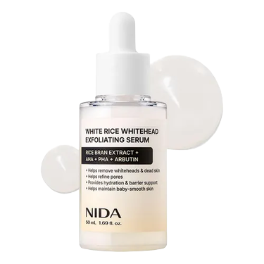 NIDA - White Rice Whitehead Exfoliating Serum 50ml