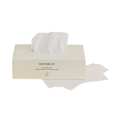 HEVEBLUE - Unbleached 100% Cotton Face Towel 60ea