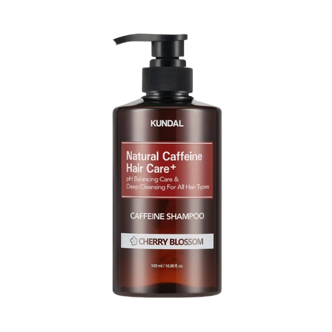 KUNDAL - CAFFEINE SHAMPOO CHERRY BLOSSOM 500ml