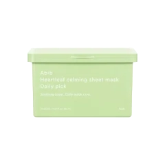ABIB - HEARTLEAF CALMING SHEET MASK DAILY PICK (30sheets)
