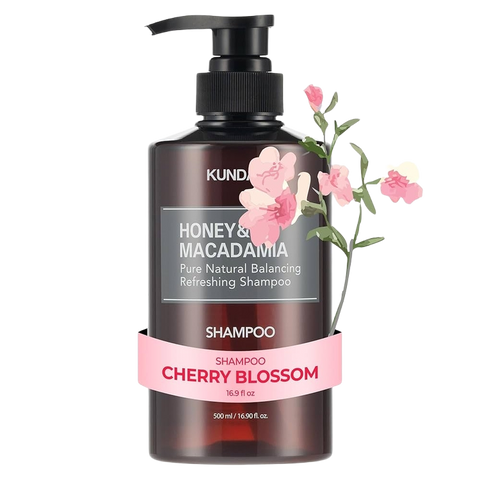 KUNDAL - HONEY & MACADAMIA NATURE SHAMPOO CHERRY BLOSSOM 500ML
