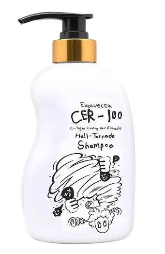 ELIZAVECCA - CER-100 Collagen Coating Hair A+ Muscle Helltornado Shampoo 500ml