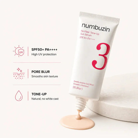 NUMBUZIN - No.3 No Filter Tone-Up Sun Serum 01Blur 50ml