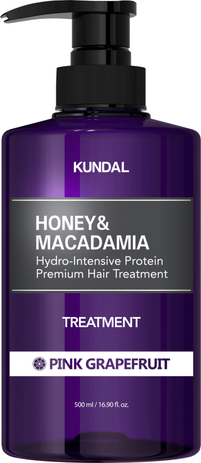 KUNDAL - HONEY & MACADAMIA PROTEIN TREATMENT PINK GRAPEFRUIT 500ML