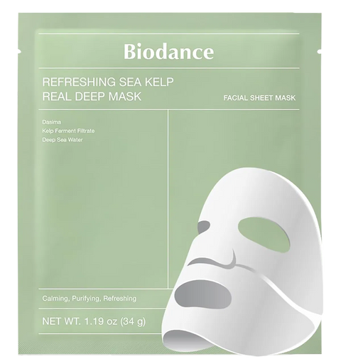 BIODANCE - Refreshing Sea Kelp Real Deep Mask 1 caja (4 pcs)