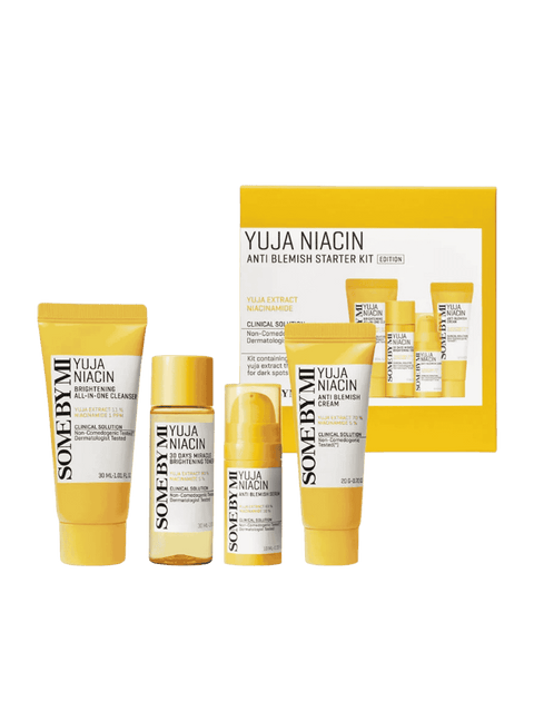 SOME BY MI - YUJA NIACIN ANTI-BLEMISH STARTER KIT (4PCS)