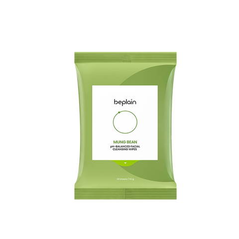 BEPLAIN - Mung Bean pH-balanced Facial Cleansing Wipes 20 PCS