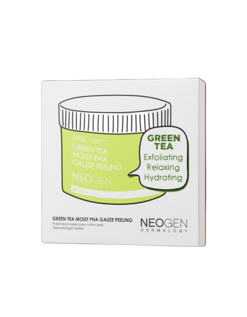 NEOGEN DERMALOGY - GREEN TEA MOIST PHA GAUZE PEELING (1ML*7EA)