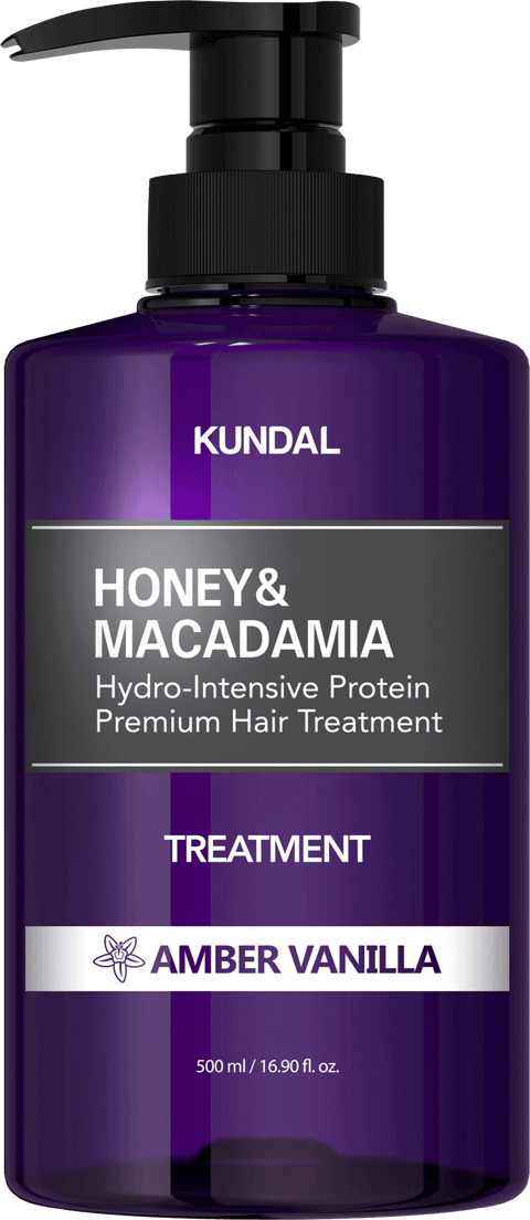 KUNDAL - HONEY & MACADAMIA PROTEIN TREATMENT AMBER VANILLA 500ML