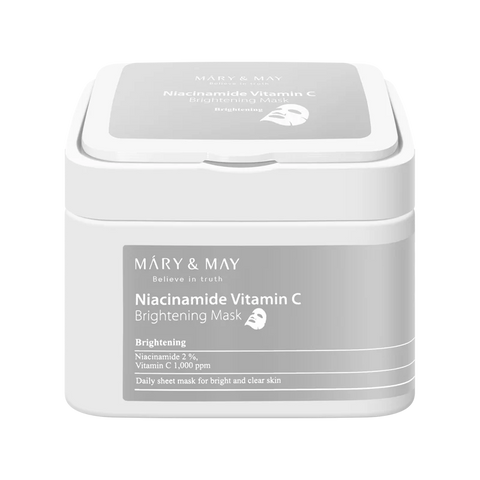 MARY&MAY - NIACINAMIDE VITAMIN C BRIGHTENING MASK 30PCS